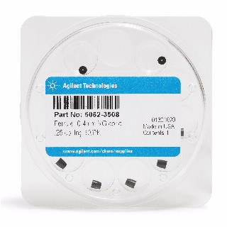 Agilent Technologies, Ferrule, 0.4mm VG cond .25 col lng 10/PK, Part number: 5062-3508 