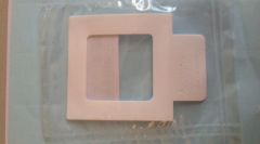 [G80222-P0007] G80222-P0007, Sterile White PTFE sampling template with press 'hold' tab 5cm x 5cm, 10/pk, Part Number: G80222-P0007