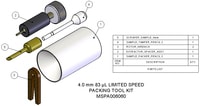 Agilent Technologies, Packing Tool Kit 4.0 mm 83uL High Capcty, Part number: MSPA006060 