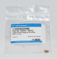 Agilent Technologies, Adapter Ferrule, Beige tip, ID 0.010in, Part number: G9203-80016 