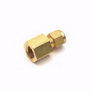 Agilent Technologies, 1/4inch x 1/4inch brass tubing connector, Part number: 0100-0119 