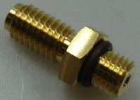 Agilent Technologies, 1/8inX 5/16in-24 Male Connector, Brass, Part number: G2630-61720 