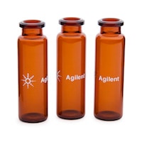 Agilent Technologies, Vial,HS,crimp,FB,20ml,ambr,cert,100PK, Part number: 5067-0226 