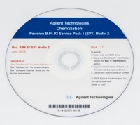 Agilent Technologies, ChemStation DVD B.04.02 SP1 incl Hotfix2, Part number: G2070-60138 