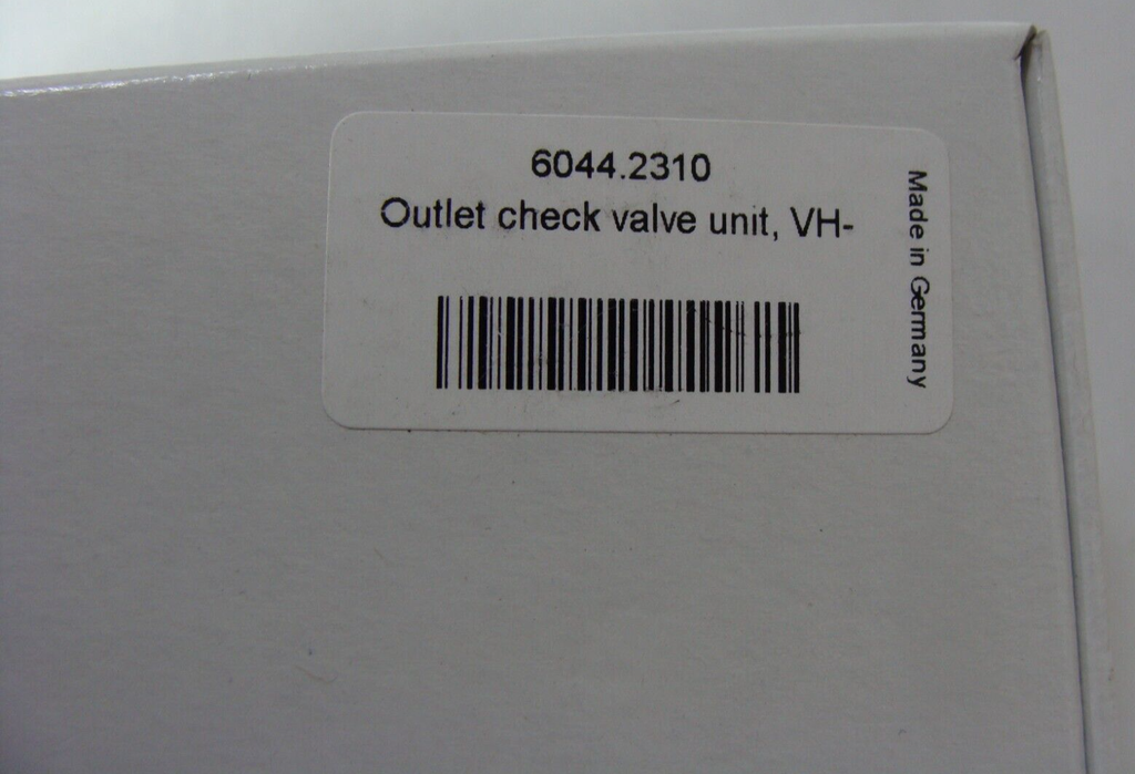 Outlet check valve unit, VH-P1, Part Number: 6044.2310