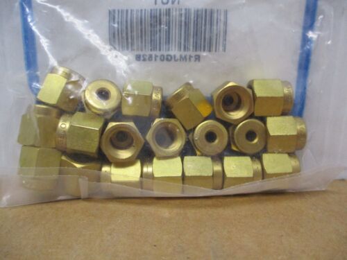Brass Nut for 1/8 in. Swagelok Tube Fitting, B-202-1, Part Number: B-202-1