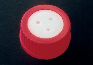 GL-45 Cap Assembly, Red, 1/8&quot;, Part Number: CG-1158-12