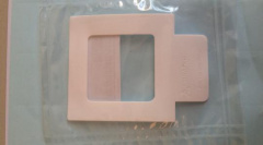 G80222-P0007, Sterile White PTFE sampling template with press 'hold' tab 5cm x 5cm, 10/pk, Part Number: G80222-P0007