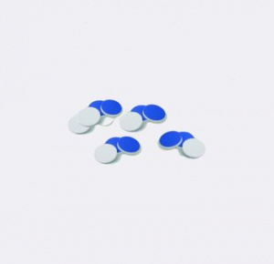 G20163-C42018,  Septa 18mm x 0.060&quot;, Dark Blue PTFE/Silicone, 100/pk,