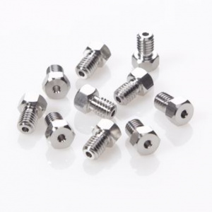 G20163-C11237,  Nut 10-32 Stainless Steel Male for 1/16&quot;, OD Tubing, 10/pk,