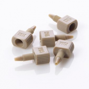 G20163-C13272,  Nut 10-32 One Piece Natural PEEK Male for 1/16&quot;, OD Tubing, 5/pk,