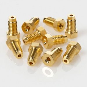 G20163-C12525, alternative to part# 700002634, 1/4&quot;, Short Comp. Screw (Gold-Plated), 10/pk, Comparable to OEM # 700002634,