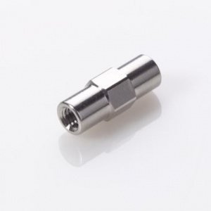 G20163-C11913, Connector Union ZDV Stainless Steel 0.010&quot;, (0.25mm) Thru-Hole for 1/16&quot;, OD Tubing (Union Body Only),