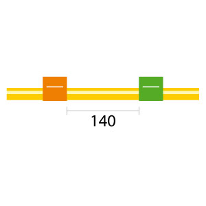 Solva Flex Pump Tube 2tag 0.38mm ID Orange/Green (PKT 12), alternative to OEM Part# 3710068000