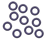 PTFE Coated Viton O-rings for GE Cyclonics, Nebulizer Seal (PKT 10), alternative to OEM Part# 0460009391