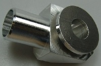 [C2318-1117902] Agilent Technologies, KF 16 Flange x 5/8in ID Hose Barb Elbow, Part number: G2589-20041 