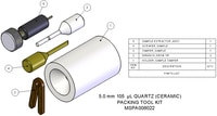 [C2318-1290472] Agilent Technologies, Packing Tool Kit, 5.0 mm, 160uL, Part number: MSPA006022 