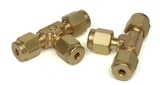 [C2318-1348972] Agilent Technologies, Tee, 1/8inch Brass Union  2/PK, Part number: 5180-4160 