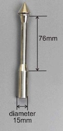 [675 1030BT8] SAMPLER TIPS 19 mm DIAMETER for use with 19mm diameter PowderThief Bodies, Part Number: 675 1030BT8