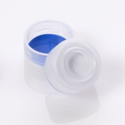 [G20163-C41376] G20163-C41376,  11mm Clear Polyethylene with 0.040&quot;, Pre-Slit PTFE/Silicone Septa Snap Cap, 100/pk,