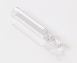 [G20163-C11068] G20163-C11068,  50-300 uL Clear Glass Bottom Spring (6x29mm) Wide Mouth Insert, 100/pk,