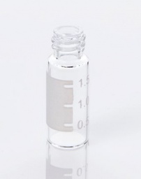 [G20163-C11052] G20163-C11052,  2mL Clear Glass (12x32mm) with Graduated Marking Spot Standard Mouth 8-425 Screw Vial, 100/pk,