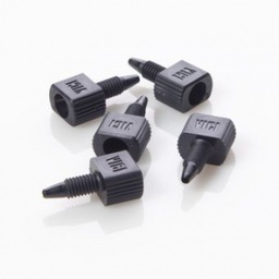 [G20163-C13273] G20163-C13273,  Nut 10-32 One Piece Black PEEK Male for 1/16&quot;, OD Tubing, 5/pk,