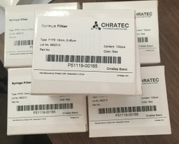 [P4819-02067]  Sterile PTFE Syringe Filters, Pore:0.22(µm),Diameter: 13(mm), GF Prefilter, 100pcs