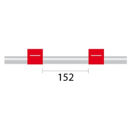 [C2316-787880] PVC Pump Tube 2tag 1.14mm ID Red/Red (PKT 12), alternative to OEM Part# 8003-0459